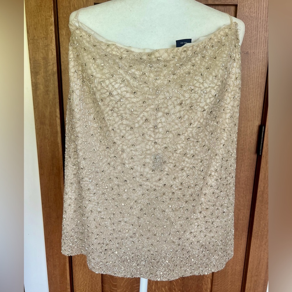 Vintage Ralph ⭐️ Lauren Couture Fully Beaded Evening Skirt ⭐️ Lined Size 10 ⭐️